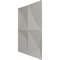 Ekena Millwork 19 5/8in. W x 19 5/8in. H Ellis EnduraWall Decorative 3D Wall Panel Covers 2.67 Sq. Ft. WP20X20ELDVG - alternate 3